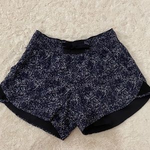 Speckled reversible shorts